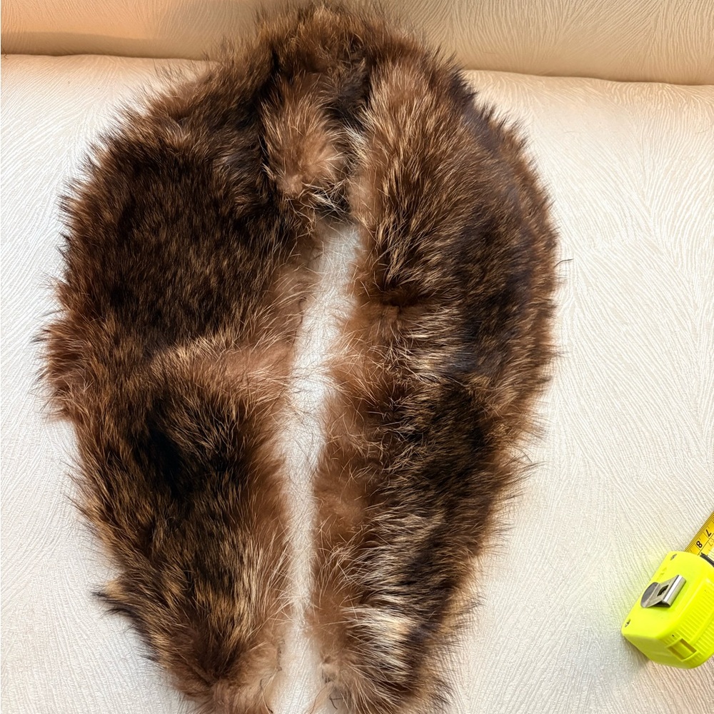 Authentic Raccoon Fur Collar